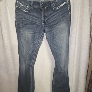 Ariat Women's Boot Cut Jeans - Dark Blue